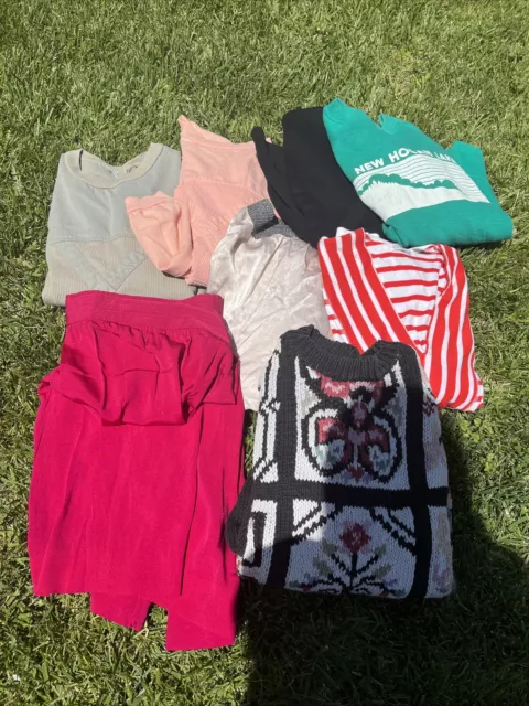 Vintage Women's Clothing Lot 70s 80s Wholesale Resale Sweaters Tops Items