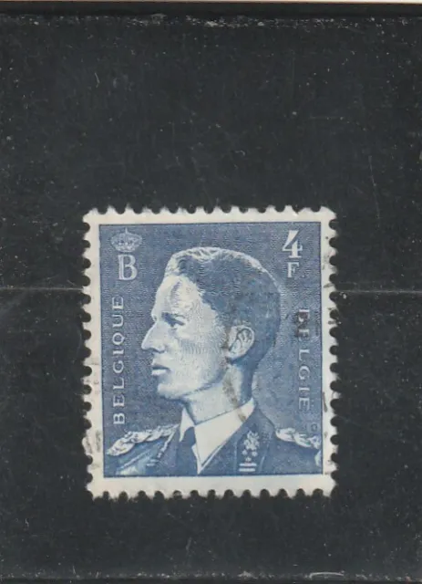 L5589 BELGIQUE timbre Y&T N° 911 de 1953 " Roi Baudouin 1er " Oblitéré