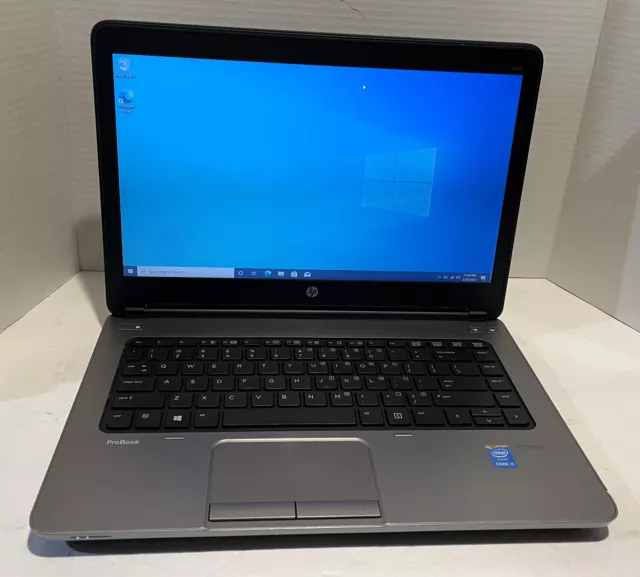 HP ProBook 640 G1 Laptop 14" (Intel Core 5 4th Gen 2.5GHz 8GB 500GB Win 10)