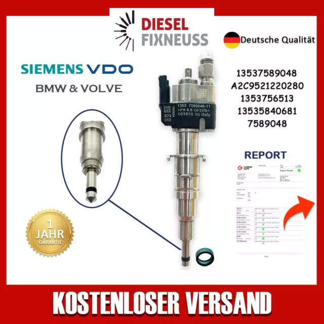 Reinigung Ultraschall Prüfung BMW 1er 3er 5er 6er Einspritzdüse / Injektor