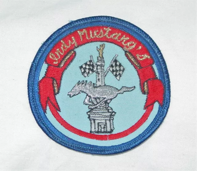 3 New Mustang Items -1978 Indy Club Member Patch, Decal, & 1989 25Th Aniv. Watch