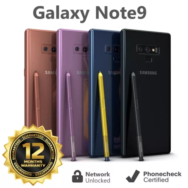 Samsung Galaxy Note9 SM-N960U - 128GB | 512GB (Unlocked) (Single SIM) Good