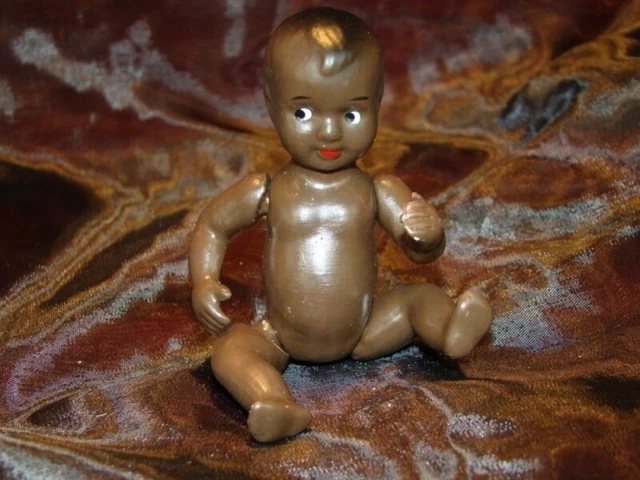 Títere Articulado Bebe Art Deco Estilo Art Nouveau Estilo Porcelana Esmaltes