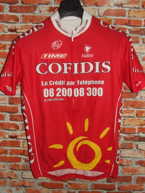 Cofidis NALINI Maillot de Vélo Haut Maillot Cyclisme Taille L