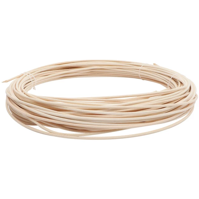 1 rollo de ratán natural - material artesanal ratán natural suministros de ratán
