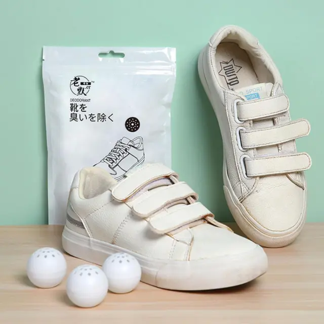 6X Shoe Deodorizer Balls- Odour Eaters Eliminator Balls- Locker Gym-Fresh Scent