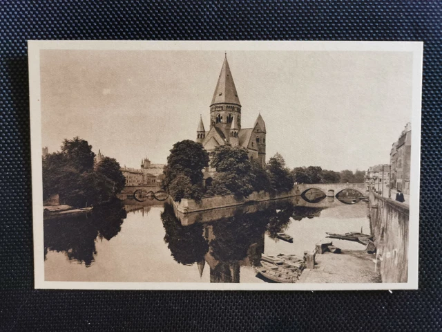 CPA 57 METZ - The Garden of Love and Protestant Temple