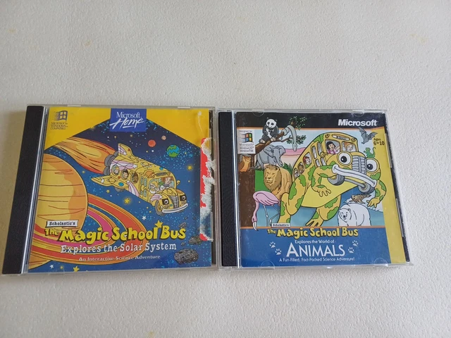 THE MAGIC SCHOOL Bus Explores The Solar System And Animals. Pc Cd Vtg ...
