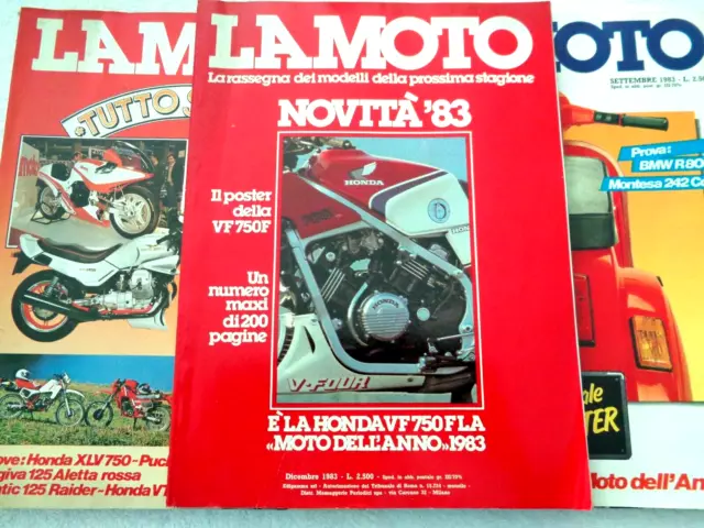 Lotto Riviste La Moto Anni 80 Mensile Edigamma 7 Pezzi