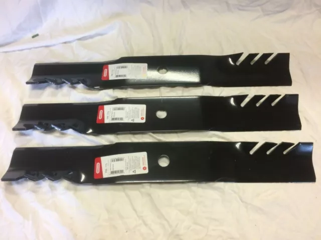 3 Gator G6 mulch mower blades for John Deere 62C Z465,Z535M,Z540M replac M158112