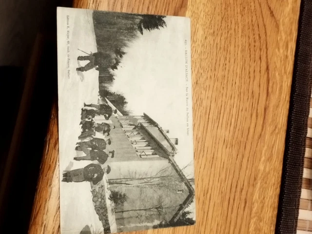 CPA Ballon D’Alsace – 1er Saut De La Truite – Ancienne Carte Postale