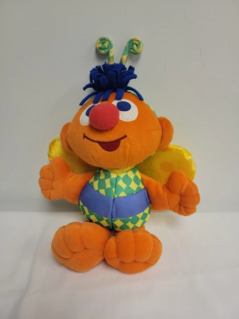 Fisher-Price 2001 Sesame Street ERNIE Plush Stuffed Butterfly Animal 9”