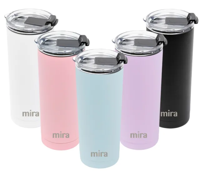 MIRA 20oz Stainless Steel Vacuum Insulated Travel Tumbler with Tritan Flip Lid