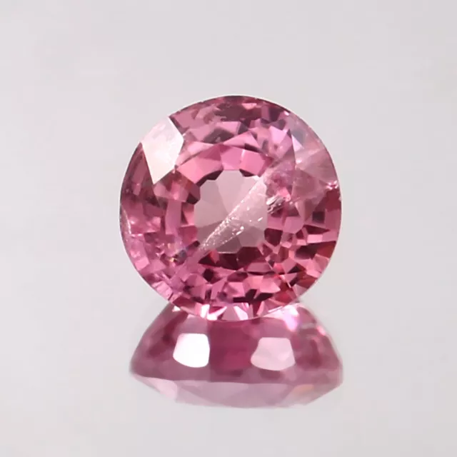 AAA Natural Flawless Mozambique Pink Tourmaline Round Cut Loose Gemstone 5.70 Ct