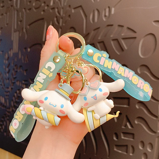 New! Cute Cartoon Resin Cinnamon Keychain Car Bag Pendant Girl Fashion Gift