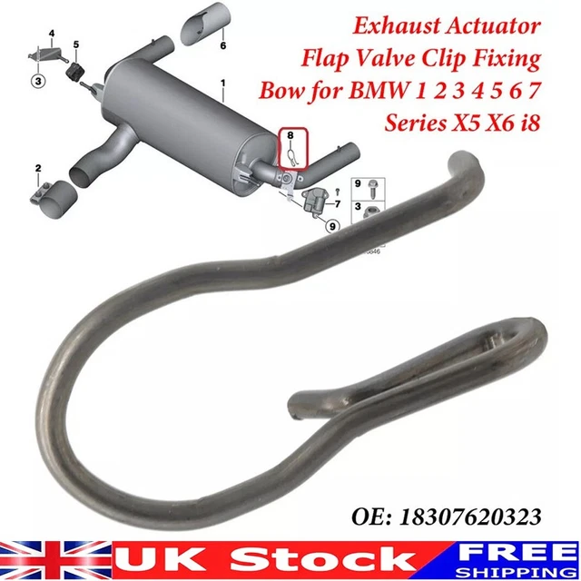 18307620323 Exhaust Control Valve Actuator Fixing Clip Compatible With BMW 1 2 3 4 5 6 7 Series X5 X6 I8 - View #8