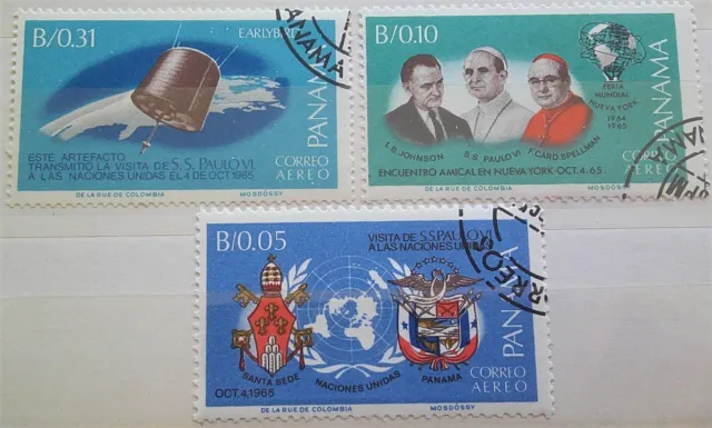 Briefmarken Correo Aereo Panama gest.