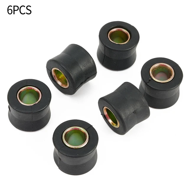 6x General Moto 10mm Posteriore Shock Absorber Gomma Ring Cuscinetti Universale