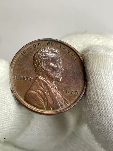UNC 1909 VDB First Year Lincoln Wheat Cent From Estate Coin Lot #2