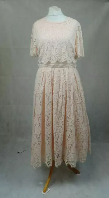 Asos lace crop top midi prom dress sale