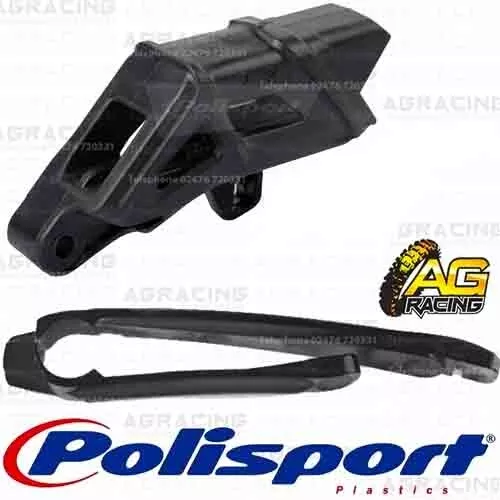 Polisport Black Chain & Guide Slider Kit For KTM SX SXF Husqvarna TC TE FC FE