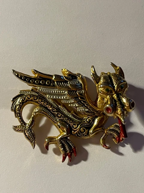 Broche Fantaisie Vintage - En Parfait état, Occasion Avec Légères Traces D'usure