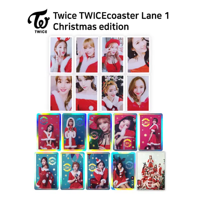 TWICE 3rd Mini Album TWICEcoaster Lane 1 Christmas Edition Photocard Postcard