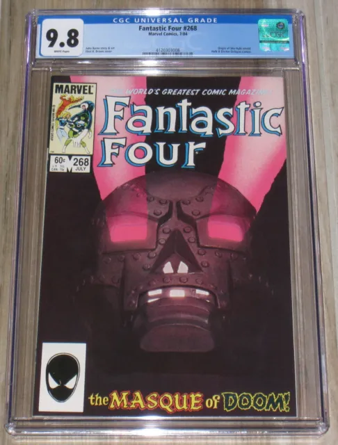 Fantastic Four #268 | Marvel 1984 | CGC 9.8 White Pages Doctor Doom