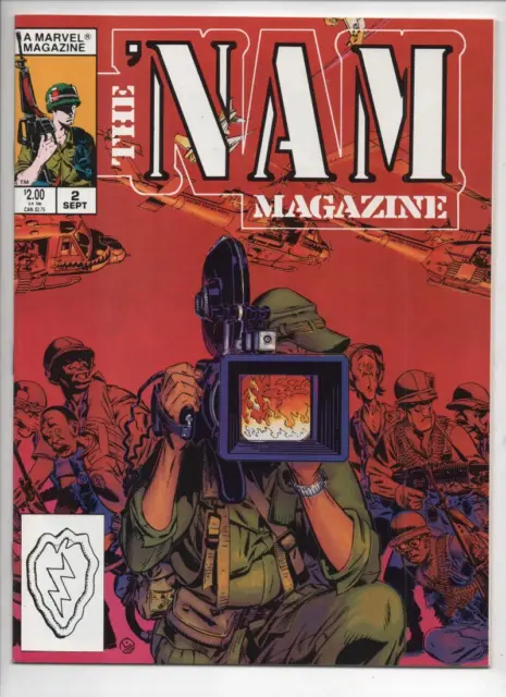 NAM Magazine #2, VF/NM, Vietnam war, Michael Golden, 1988, Marvel