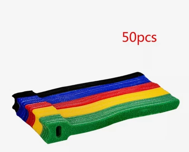 Velcro Brand Fasteners, Adhesive One-wrap Light Cable Ties Reusable