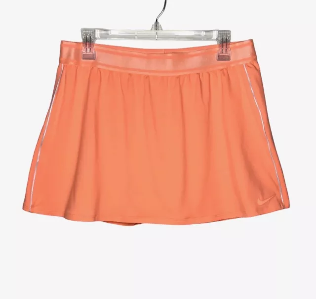 Nike Court Dri Fit Women's Tennis Skort Skirt Orange Size XL