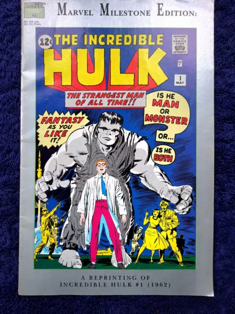 Marvel Milstone Edition Special Reprinting of 1962 Incredible Hulk #1