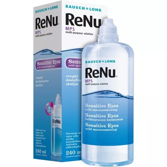 Bausch+Lomb ReNu Sensitive Eyes Kombilösung - weiche Kontaktlinsen, 1 x 360 ml