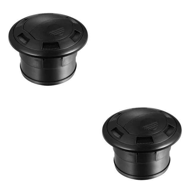 2 PCS RV Bus Air Conditioner Outlet Abs Car Conditioning Deflector Round Vent