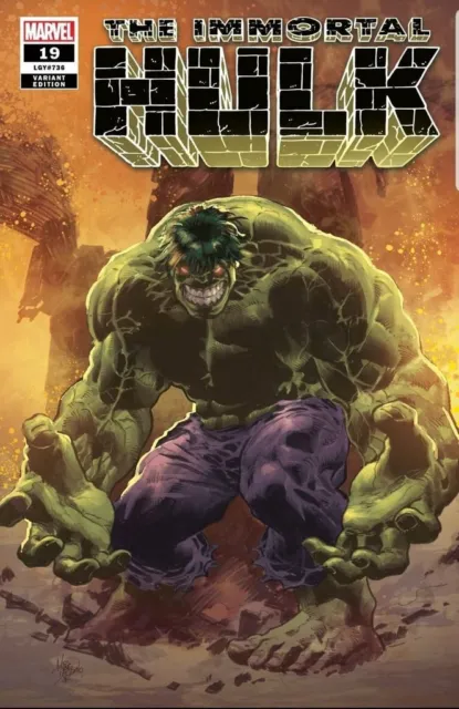Immortal Hulk #19 - Ck Exclusive - Trade Dress Variant Cover - Mike Deodato