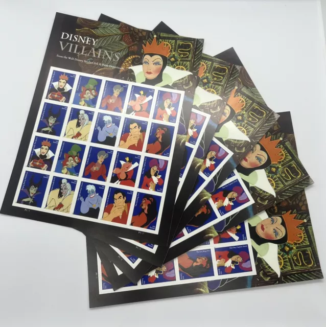 Disney Villains US Stamps 2017 Scott#5222 Mint  5 Sheets of 20