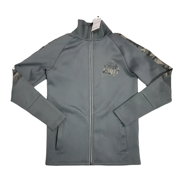 KINGS WILL DREAM KWD Mens Grey Tracksuit Top Jacket Size XS Pocket