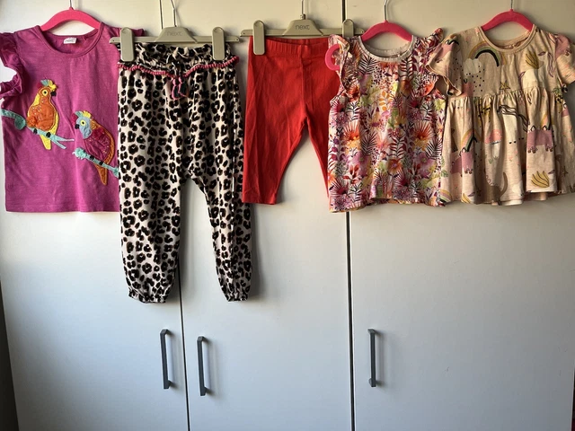 Girls Next Summer Bundle Age Tops Leggings 3-4 Years