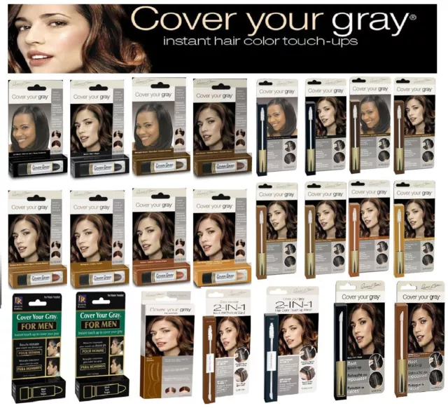 Cover Your Gray Hair *INSTANT COLOUR* All Types & Colours - for Men & Women