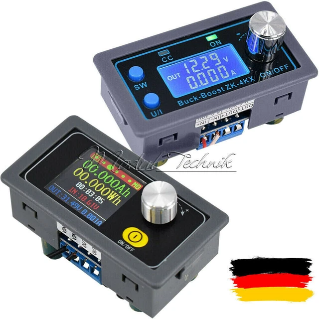 DC-DC BUCK BOOST Converter DC CV Adjustable Power Supply Module ZK-4KX ...