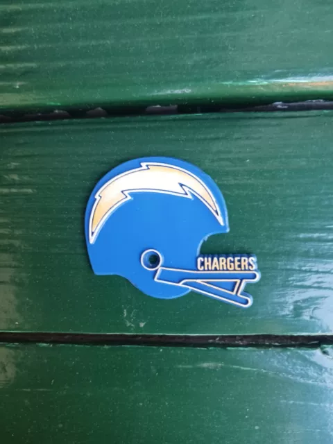 Vintage IHOP NFL San Diego Chargers Refrig/Standings Board Rubber Helmet Magnet