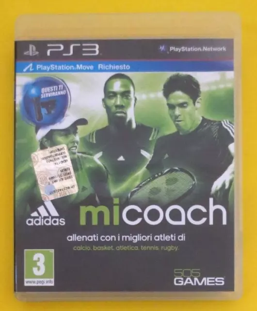 ADIDAS MICOACH Gioco Videogioco Playstation 3 PS3 ITA COMPLETO