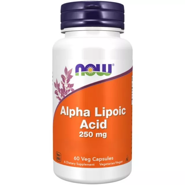 Now Foods, Alpha Lipoic Acid, 250mg, 60 Veg. Kapseln - Blitzversand