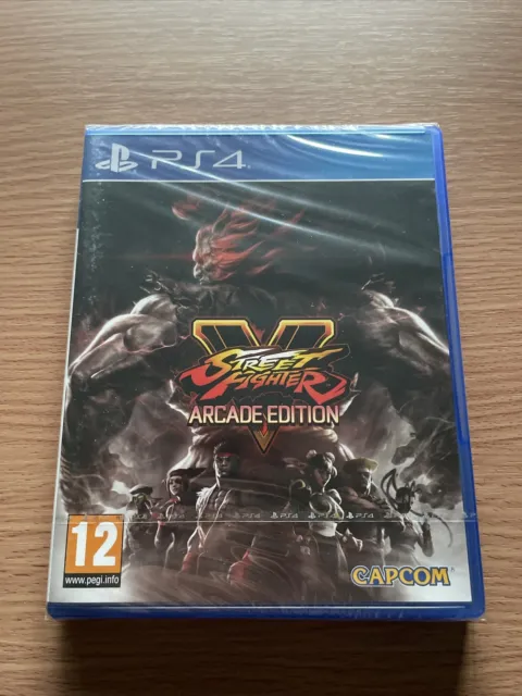 PS4 Street Fighter V Arcade Edition New Factory Sealed