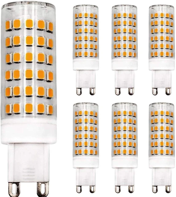 ZHENMING G9 Dimmable LED Bulb 9W Equivalent 80W Halogen Warm White...