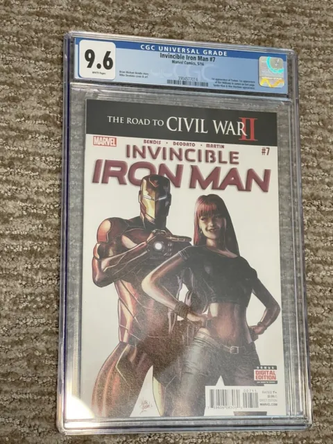 Invincible Iron Man #7 CGC 9.6 1st Appearance Riri Ironheart Williams Marvel key
