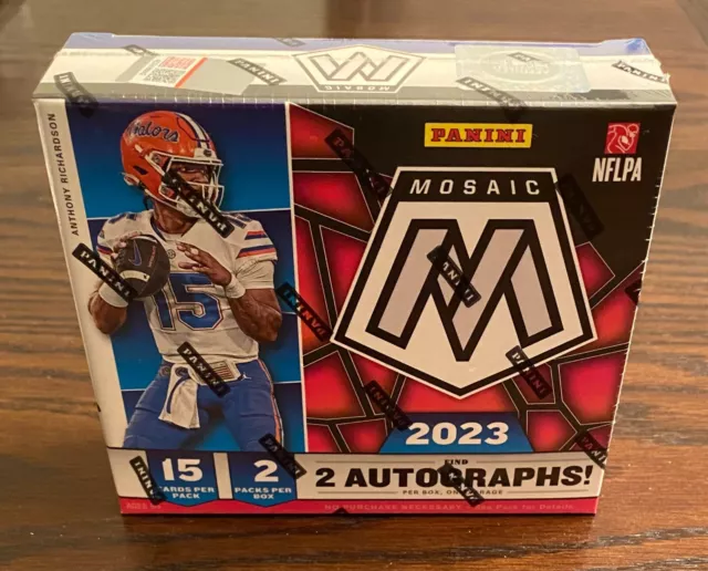 2023 Panini Mosaic Draft Picks Trading Cards Hobby Box - 2 Autographs 🔥🔥