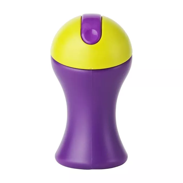 Boon Sippy Cup for Baby and Toddler with Flip Top - Green & Purple