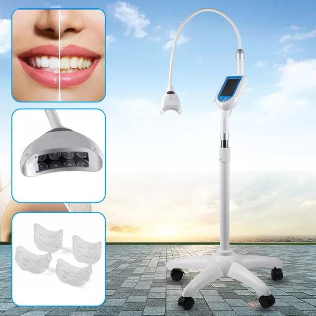 Lámparas blanqueadoras dentales de soporte móvil acelerador de blanqueamiento dental luz LED NUEVO