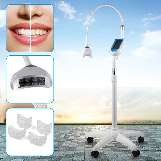 Lámparas blanqueadoras dentales de soporte móvil acelerador de blanqueamiento dental luz LED NUEVO